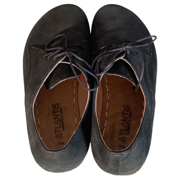 Atlantis Handmade Barefoot Casual Shoes Men\'s 11 Black Leather Lace up main image 11